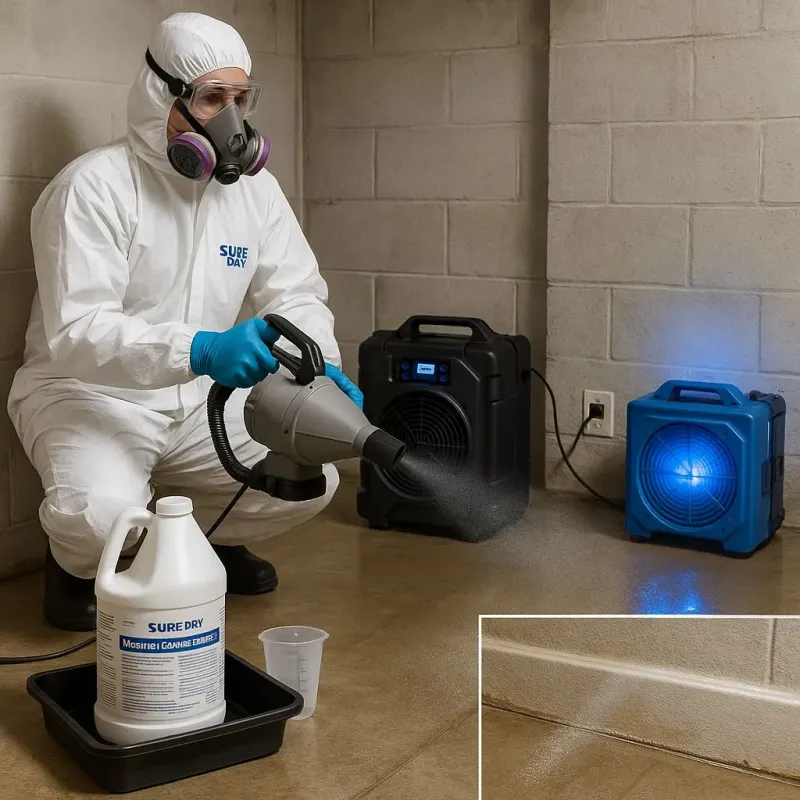Sanitization and Odor Removal process in Shrewsbury, PA